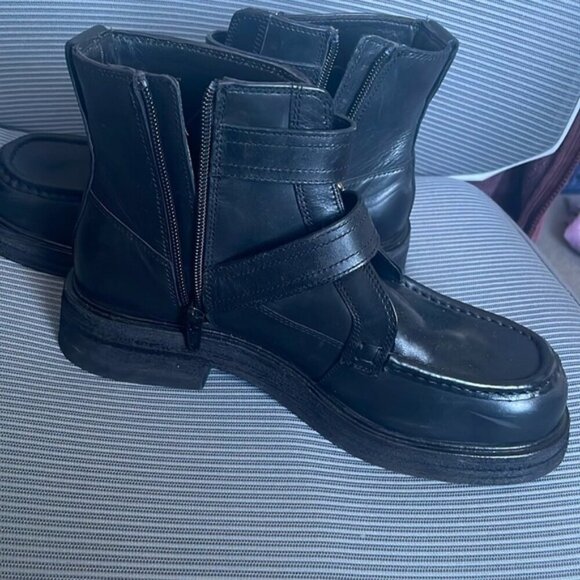 EC Free People Isla Double-Buckle Moto Ankle Boot - Size 7 - Picture 2 of 7